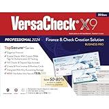 VersaCheck X9 Professional 2024 – 20 User Finance and Check Creation Software [PC Download]