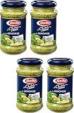 Barilla: "Pesto alla Genovese" With fresh basil - 6 Ounce (170g) Bottles (Pack of 4) - [ Italian Import ]