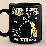 DOPTIKA Together Always Personalized Bestie Coffee Mug, Valentines Day Gifts for Women Friends, Funny Best Friend Birthday Gifts for Besties BFF Sister Boss, Big Sis, Sorority, Funny Cup for Women