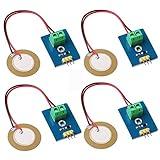 MakerHawk 4pcs Analog Ceramic Piezo Vibration Sensor Module 3.3V/5V for Arduino DIY Kit