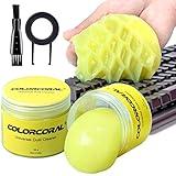 COLORCORAL 2Pack Keyboard Cleaning Gel Set Universal Dust Cleaner for PC Keyboard Cleaning Car Detailing Slime Laptop Dusting Home and Office Electronics Cleaning Kit Computer Cleaning Slime