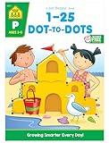 School Zone Numbers 1-25 Dot-to-Dots Workbook: 32 Pages, Preschool, Kindergarten, Connect the Dots, Numerical Order, Counting, Ages 3 to 5 (Get Ready! Book Series)
