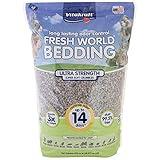 Vitakraft Fresh World Small Animal Bedding - Ultra Strength - Pet Bedding for Litter Boxes and Cages (16 L),Gray, 975 cu in