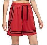 Nike Dri-FIT Fly Crossover Women's Basketball Shorts (US, Alpha, Large, Regular, Regular, University Red 657)
