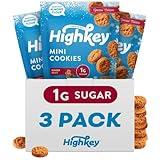 HighKey Gluten Free Ginger Spice Cookies - Keto Snack No Sugar Low Carb Snacks Foods Diet Friendly Food Healthy Cookie Dessert Treat Sweet <1g Sugar Ginger Snaps 2.0oz 3Pack