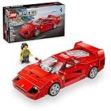 LEGO Speed Champions Ferrari F40 Supercar, Toy Car Model Building Set with Driver Minifigure, Collectible Ferrari Toy for Kids Ages 9 and Up, 76934