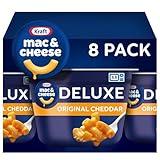 Kraft Deluxe Original Mac & Cheese Macaroni and Cheese Dinner Microwavable Dinner, 8 ct Box, 2.39 oz Cups