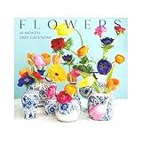 Flowers 2025 Full Size Wall Calendar for Planning, Scheduling, and Organizing