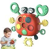 Montessori Toy for 1 2 3 4 Year Old Toddlers - Educational Activity Birthday Gifts Developing Sensory Toys for Pull String Activity Motor Skills - Travel Toys for Plane Car, Gifts for Boys Girls