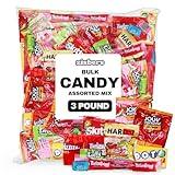 Bulk Assorted Candy Mix Individually Wrapped - 3 lb Candies Variety Pack For Pinara Fillers, Candy Favors, School Snacks & Office Treats