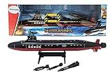 16.5 Inch Toy Black Submarine with Sound Effects and Torpedo