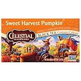 Celestial Seasonings Tea Bags Sweet Harvest Pumpkin Black Tea 18 Count