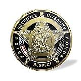 Police Officer Challenge Coin Saint Michael Prayer Gift Thank You For Your Service