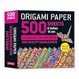 Origami Paper 500 sheets Kaleidoscope Patterns 6" (15 cm): Tuttle Origami Paper: Double-Sided Origami Sheets Printed with 12 Different Designs (Instructions for 6 Projects Included) (Tuttle Specials)