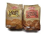 Stauffer's 2-pack Snaps Cookies Variety: Ginger Snaps & Lemon Snaps, 14 Oz. Bags [1 of Each]