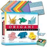 Origami Extravaganza! Folding Paper, a Book, and a Box: Origami Kit Includes Origami Book, 38 Fun Projects and 162 Origami Papers: Great for Both Kids and Adults