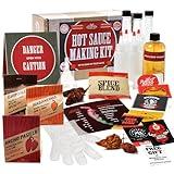 DIY Gift Kits - Hot Sauce Making Kit Everything Included - Unique Cooking Gifts For Men Christmas Gifts For Husband, Boyfriend, Dads Who Have Everything - Standard