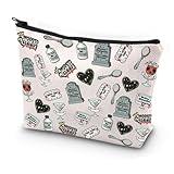 JYTAPP True Crime Gifts Cosmetic Bag My Favorite Murder Style Themed Zipper Pouch Bag True Crime Merch