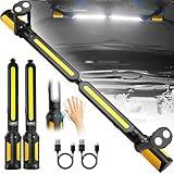 SYLSTAR Mechanic Work Light Bar with Sensor Control - 2400LM LED, 4400mAh Rechargeable Underhood Work Light with Hooks & Magnetic Base for Car Repairing, Garage Workshop, Emergency