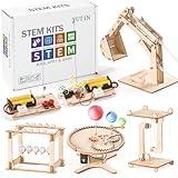 STEM Science Kits for Kids Ages 8-12 5-7, STEM Kits for Kids Ages 8-10, Wood Building Crafts Kits for Boys 6-8, STEM Engineering Toys for Boys 8 10 12 14 Years Old, Science Experiment Projects 9-12