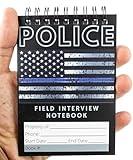 Law Enforcement Incident Report Notepads, Sheriff, Security & Police Gear, EDC Officer Notebook, Cop Gifts, Interview Equipment Accessories Book, 6 Pack (Police)