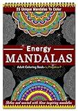 Energy Mandalas Coloring book for adults, Spiral bound paperback, stress relieving intricate mandalas for grown-ups | Premium Coloring Book | Thick Cartridge Paper | Paint N Sip Party