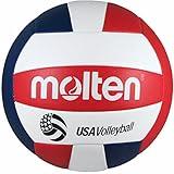 Molten Camp Recreational Volleyball, Red/White/Blue (MS500-3), Official Size and Weight