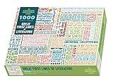 The Unemployed Philosophers Guild First Lines of Literature Jigsaw Puzzle - 1000 Pieces - Includes Mini Poster with Puzzle Art