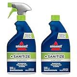 Bissell Pet Stain & Odor Remover + Sanitize Formula, 22 oz, 2 Pack, 11299