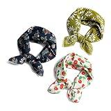 STARWHISPER Multicolored 22''x22'' Cotton Bandana for Women and Men Multi-purpose Headband Hair Scarf Protective Coverage (T12)