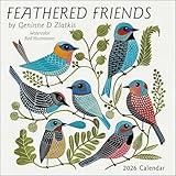 Feathered Friends 2026 Wall Calendar: Watercolor Bird Illustrations