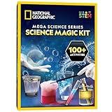 NATIONAL GEOGRAPHIC Science Magic Kit – Science Kit for Kids with 100+ Unique Experiments and Magic Tricks, Chemistry Set and STEM Project, A Great Gift for Boys and Girls (Amazon Exclusive)