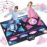 flybakiz Dance Mat for Kids, 2 Player Light Up Dance Pad for Girls Boys Toddlers 3-5 6-12 Years Old, Extra Large Electronic Dancing Music Games Toys Dance Revolution Christmas Birthday Gift