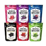 Wiley Wallaby Licorice 10 Ounce Classic Gourmet Australian Style Soft & Chewy Licorice Candy Variety Pack Twists, 6 Pack