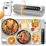 Smart Foldable Electric Food Warming Mat: Kitchen Gifts Roll Up Silicone Heating Mat for Food - Portable Warming Tray Party Hosting Essentials Hot Plate Heating Trays for Parties Buffet Serving Food