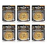 Peak Refuel Chicken Coconut Curry | Freeze Dried Backpacking and Camping Food | Amazing Taste & Quality | High Protein | Real Meat | Quick Prep (6-Pack)