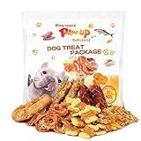 PAWUP Dog Treats Variety Package, Set of 6 Kinds of Treats, Mix Package-6 Kinds Included-w/Taurine, Bulk Snack for Small Middle Large Dog, 21oz, Package A