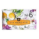 Via Mercato Italian Soap Bar (200 g), No. 6 - Fig, Orange Blossom & Cedarwood