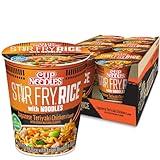 Nissin Cup Noodles Stir Fry Rice with Noodles, Japanese Teriyaki Chicken, 2.75 Ounce (Pack of 6)