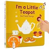 Cali's Books I'm a Little Teapot Interactive Musical Book for Toddlers 1-3 | Books for 1 Year Old | Sound Book for Toddlers | Singing Books for Toddlers 1-3