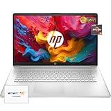 HP 2024 New 17 inch Laptop, AMD Ryzen 5 5500U 6-Cores Processor(Beat i7-1250U), 17" FHD (1080p) IPS Display, 64GB RAM, 1TB SSD, Fingerprint Reader, Windows 11 Pro, w/WOWPC Recovery USB