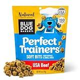 Blue Dog Bakery Perfect Trainers, Mini Dog Training Treats, Soft & Chewy Beef, Healthy Treats, All Natural Ingredients, 6 oz (Pack of 1)