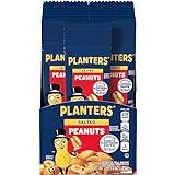 PLANTERS Salted Peanuts, Nuts Individual Packs, Party Snacks, Snack Nuts, Snacks On the Go, Plant-Based Protein, Snacks for Adults, After School Snack, Kosher, 2.5oz (15 Pack)