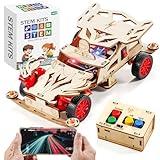 STEM Kits for Kids Ages 8-10, STEM Remote Control Model Car Building Toys for Boys 8-12, Wooden 3D Puzzles 8-13, Wood Science Crafts Projects, Gifts for 8 9 10 11 12 13 14 Year Old Teen Boys Girls