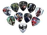 Avenger's and D C Comics Mashup Guitar Picks (10 Medium Picks in a pack)