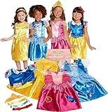 Disney Princess Dress Up Trunk Deluxe 21 Piece Officially Licensed [Amazon Exclusive]