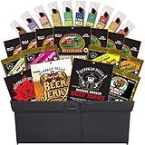 Buffalo Bills 25-Piece Beef Jerky & Beef Stick Sampler Gift Tool Box (filled with 25 assorted packs)