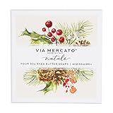 Via Mercato Natale Shea Butter Soap Boutique Luxury Gift Box (Set of 4, 50g Each) - Natale