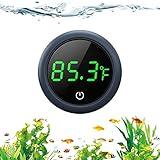 PAIZOO Fish Tank Digital Thermometer Accurate LED Display to ±0.9°F Tank Thermometer Aquarium Temperature Measurement Suitable for Fish, Axolotl, Turtle or Aquatic