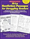 Hi-Lo Nonfiction Passages for Struggling Readers: Grades 6–8: 80 High-Interest/Low-Readability Passages With Comprehension Questions and Mini-Lessons for Teaching Key Reading Strategies